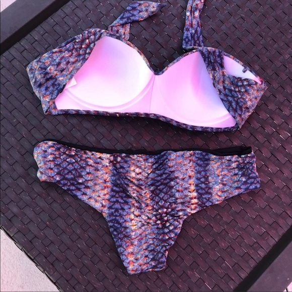 Corpo Bonito Animal print push-up Bikini top Brazilian - Picture 3 of 4